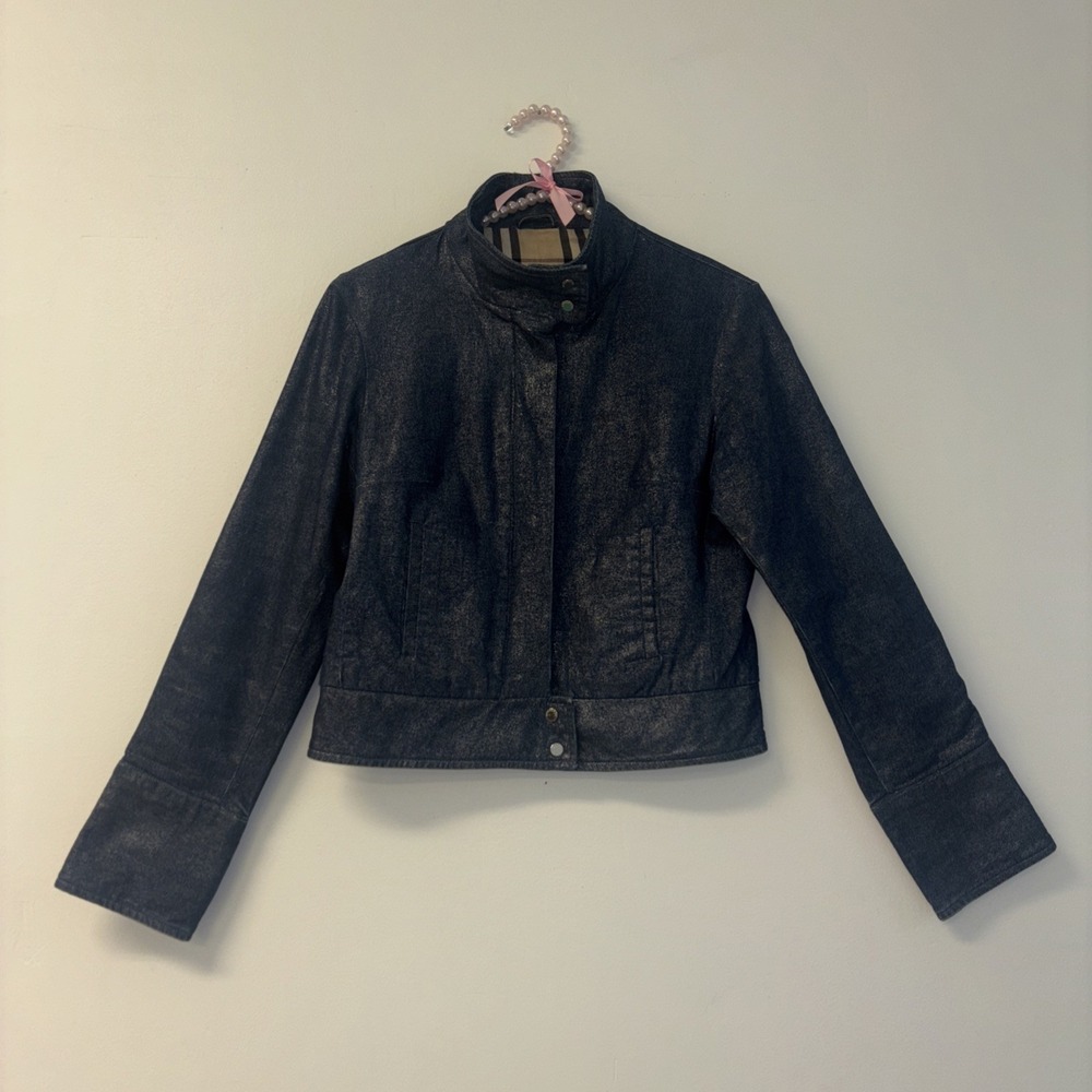 Burberry Dark Blue Jean Jacket